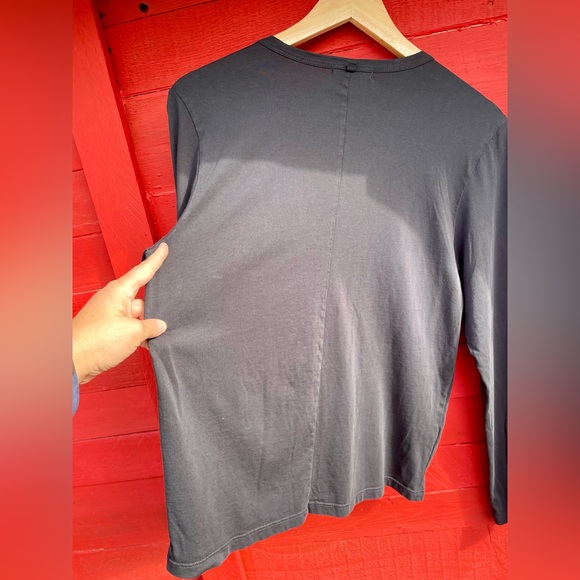 Outerknown organic cotton long sleeve semi-scoop neck tee - Picture 8 of 8